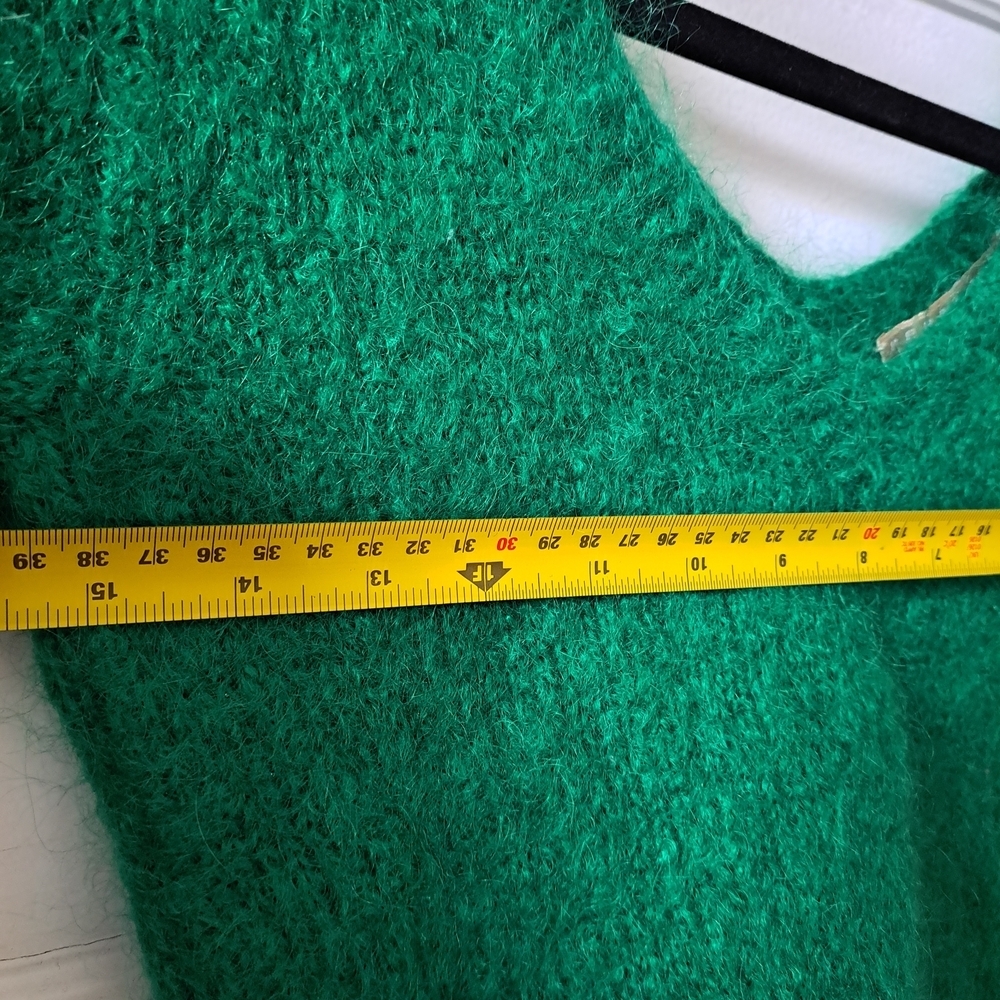 Perry Ellis Soft Fuzzy Mohair Sweater • 80s/90s Vintage Style • XS Petite - Picture 6 of 9